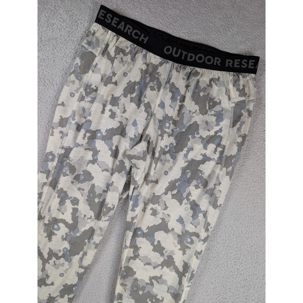 Outdoor Research Alpine Onset Bottoms Womens M Camo Wool Blend Leggings 283225